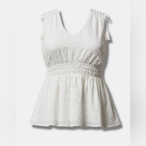 Torrid Window Pane V-Neck Sleeveless Tank size 5X/28 - Picture 3 of 8